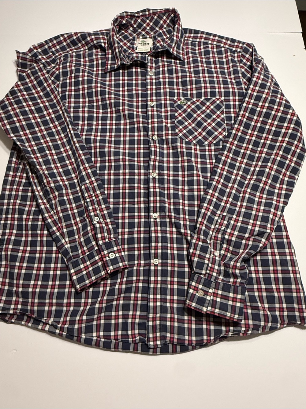 Lacoste Men’s Long Sleeve Button Down Shirt